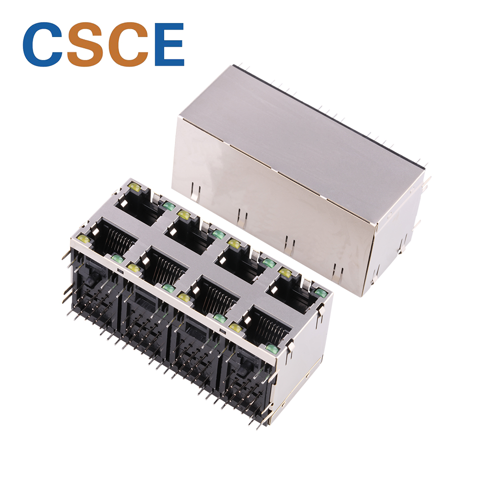 5921S LED 2*4 8P8C EMI